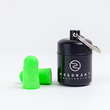 Load image into Gallery viewer, Resonant Keychain with Earplugs
